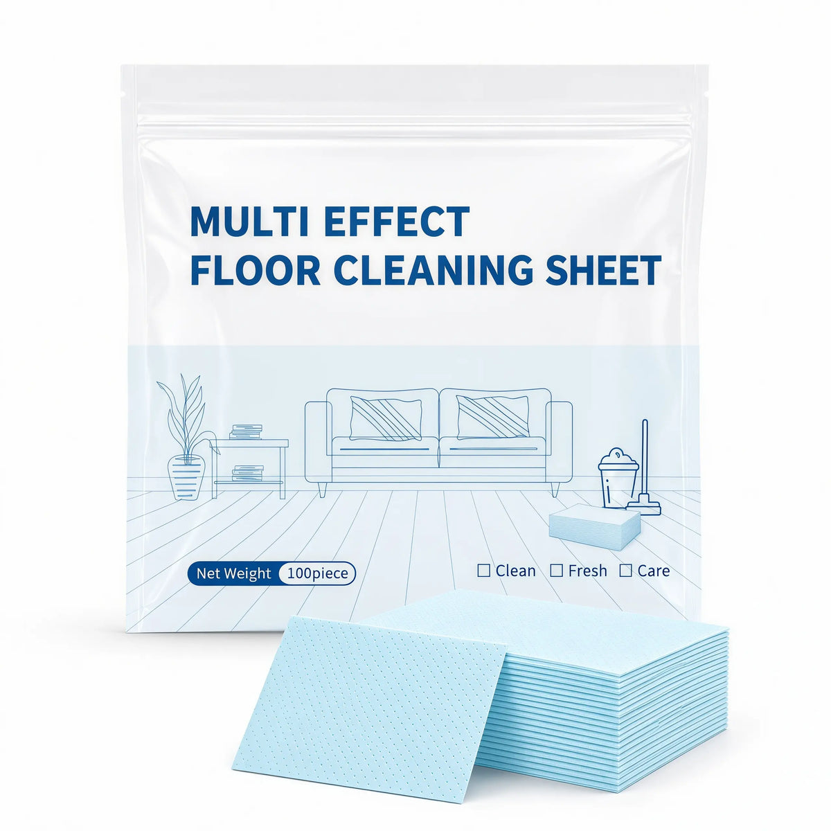 100-Piece Multi-Surface Floor Cleaning Tablets for Hardwood & Tile