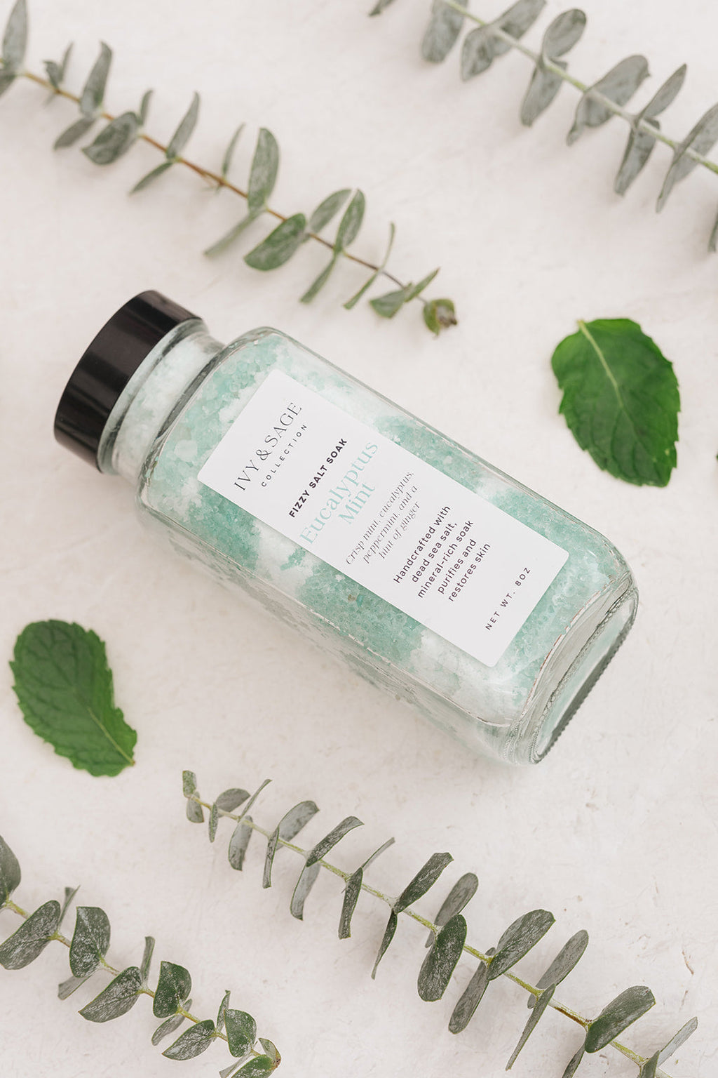 Eucalyptus Mint: Salt Soak